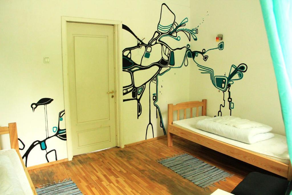 Pogo Hostel VNO Camera foto A room at the hostel